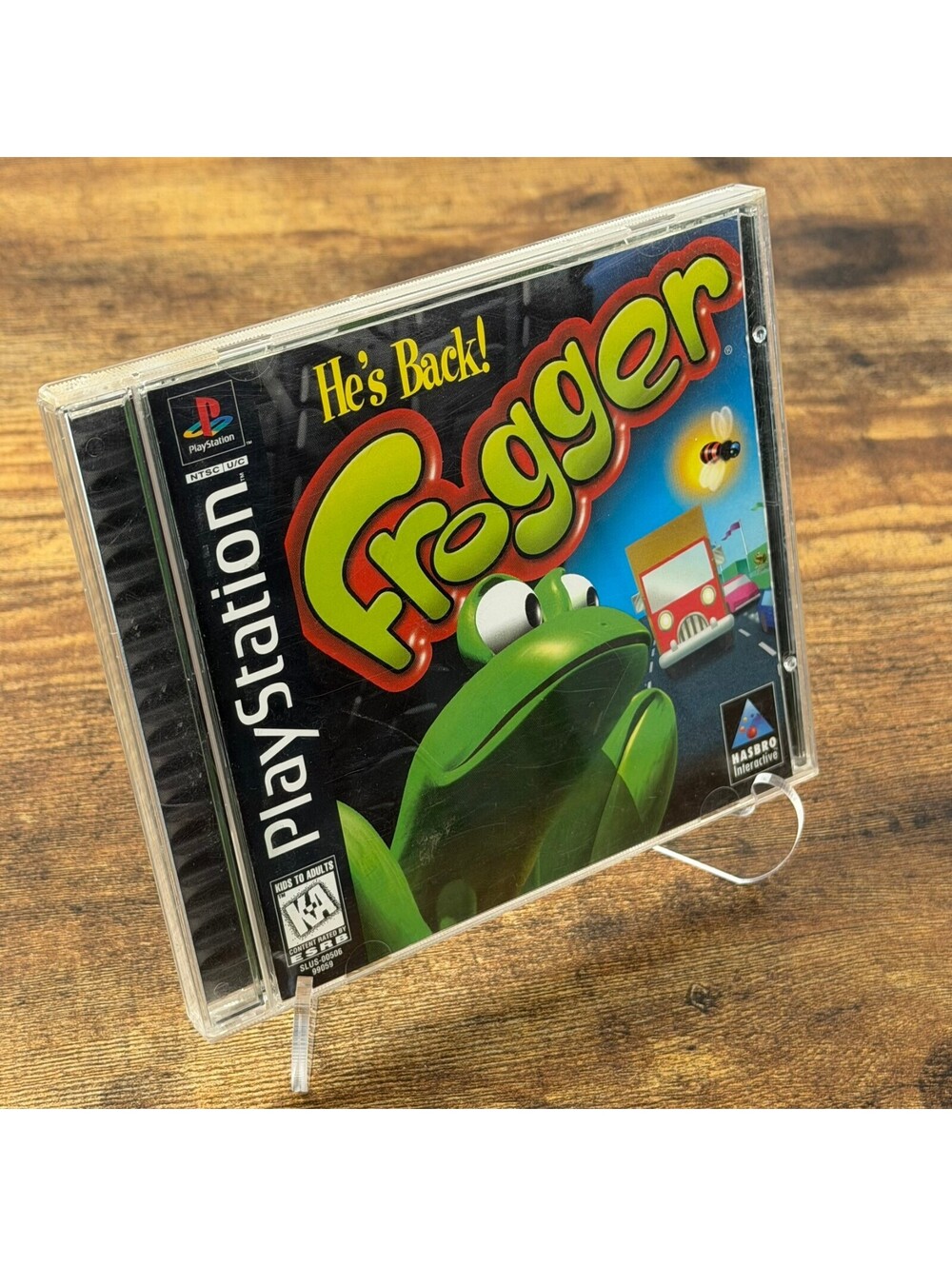Vintage 1990s Frogger Sony PlayStation 1 PS1 1997 Black Label Hasbro Konami